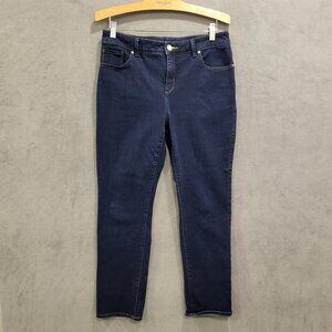 Chico's So Slimming Straight Leg Jeans Size 8 Short Chico's‎ Size 1 Short